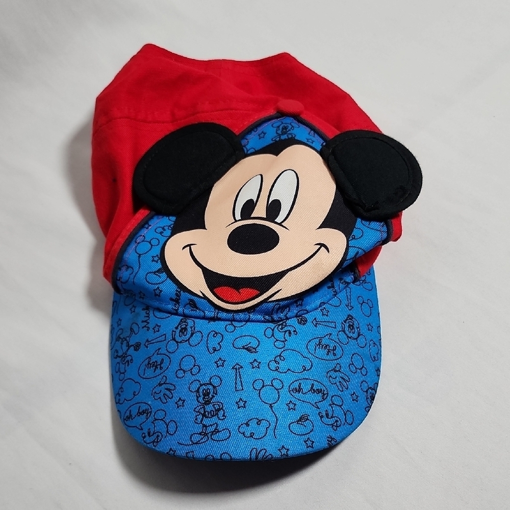 Disney Red Cap with Blue Tag